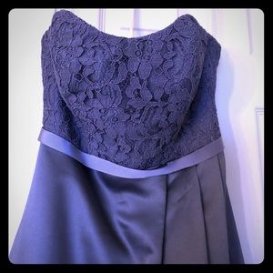 Silver/gray formal prom/homecoming/wedding dress